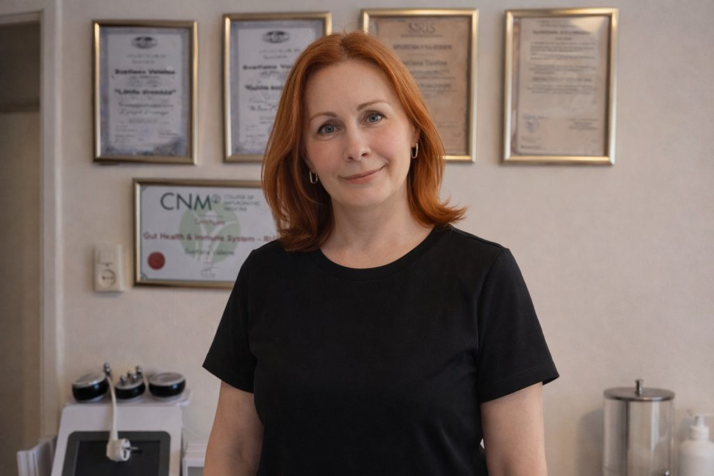 Svetlana Valeine – gediplomeerd schoonheidsspecialiste, massagetherapeut en voedingsdeskundige (nutricioloog)