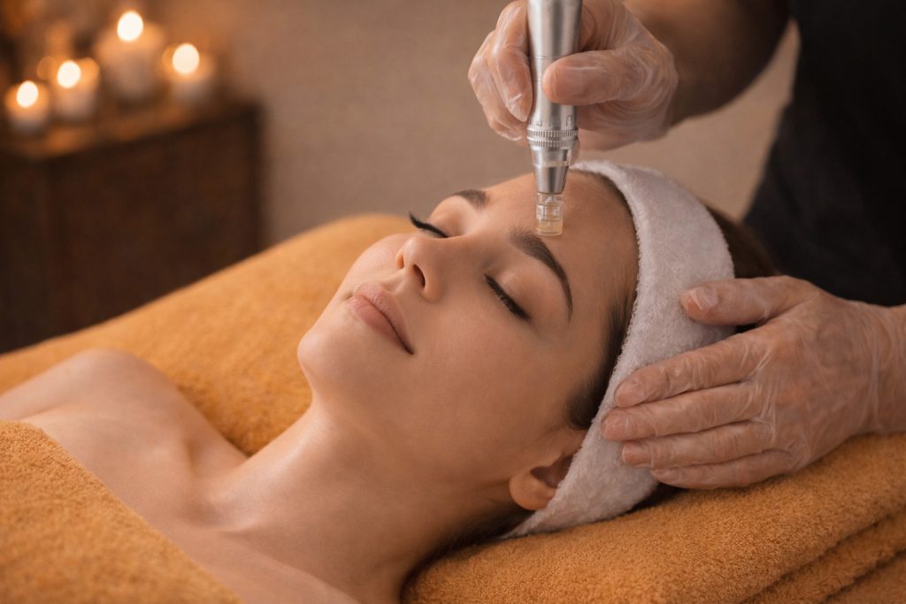 Nano-needling gezichtsbehandeling – stimulatie van huidvernieuwing